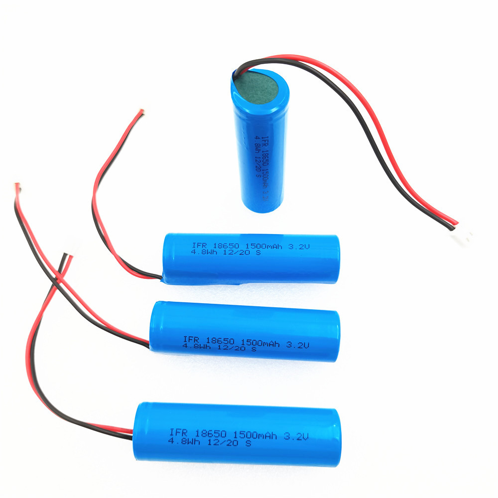 3.2V 1500mAh 2000mAh 18650 1S1P LiFePO4 battery pack for lighting  mini fan Tooth cleaner